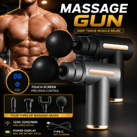 Muscle Relaxation Mini Massage Gun, Suitable For Full-Body And Arm And Back Massage. Mini And Compact, Portable, Type-C Charging